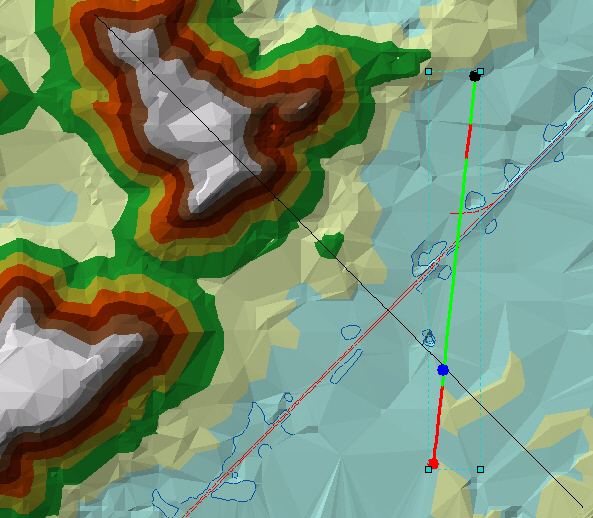 ساخت TIN با GIS فروشگاه ایران پمپ