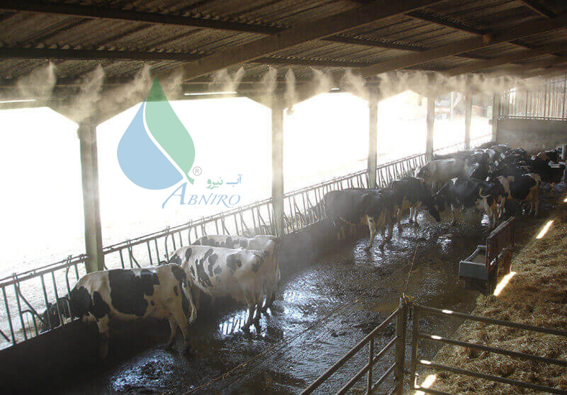 مه پاش نیمه صنعتی گاوداری